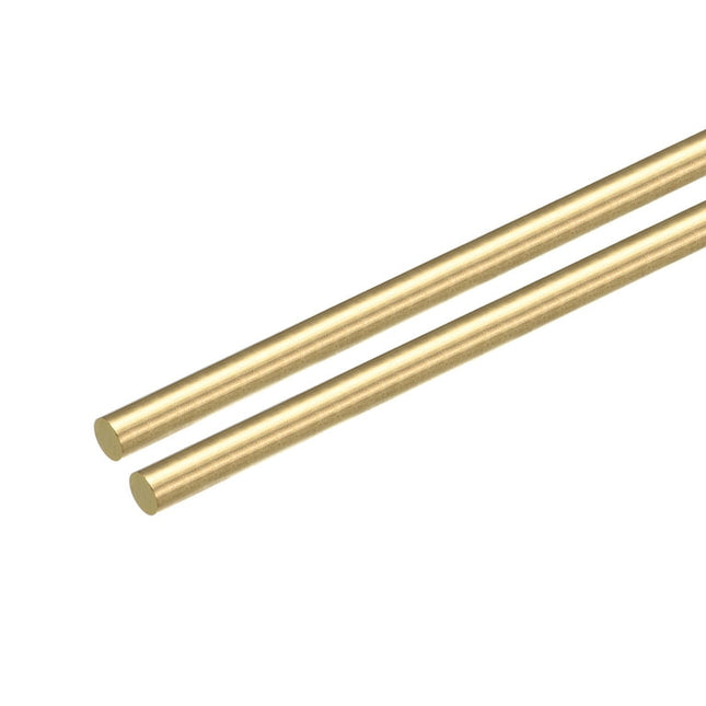 2Pack Brass Round Rods, 5/16 Inch Brass Solid Round Rod Lathe Bar Stock, 100mm Length