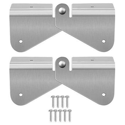 2pc Downspout Gutter Hinge Upturned Hinge Gutter Extension Zipper Hinge-Drain Extension Hinge Is Used For Rectangular And Square Water Pipe Drain Extension Flipper Downspout Hinge