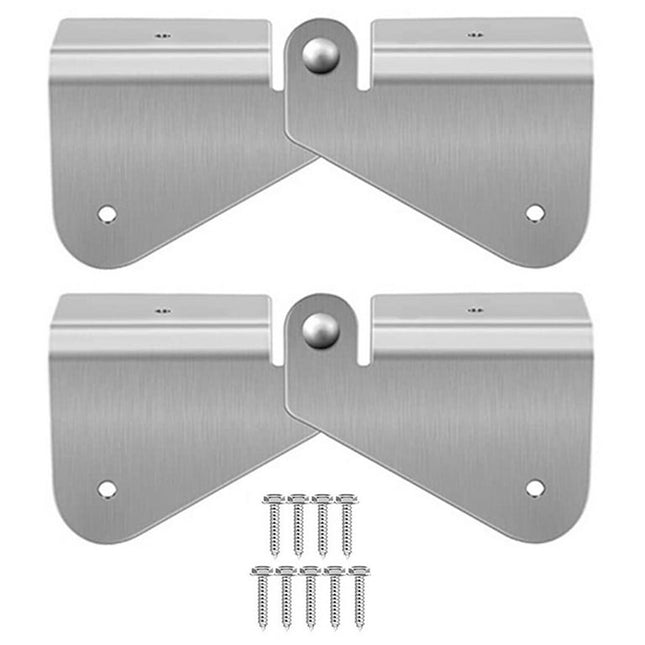 2pc Downspout Gutter Hinge Upturned Hinge Gutter Extension Zipper Hinge-Drain Extension Hinge Is Used For Rectangular And Square Water Pipe Drain Extension Flipper Downspout Hinge
