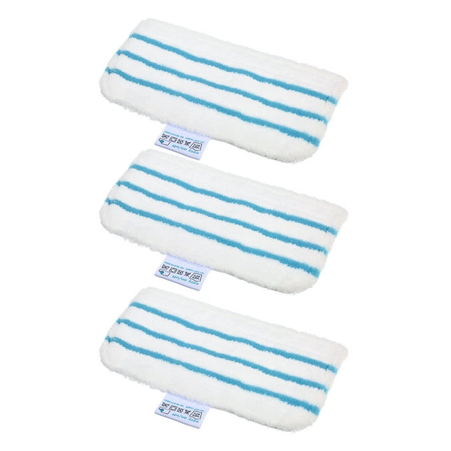 3 Pack Mop Pads Replacement for Black + Decker Steam Mop FSM1610/ FSM1630 Washable Mopping Pad Accessories