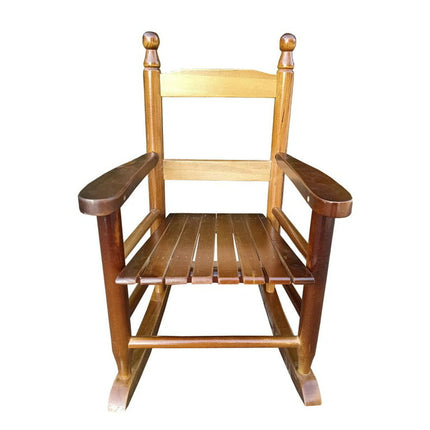 Hassch Outdoor Rocking Chair, Child’s Wooden Chairs for Indoor & Outdoor, Backyard & Patio, Oak