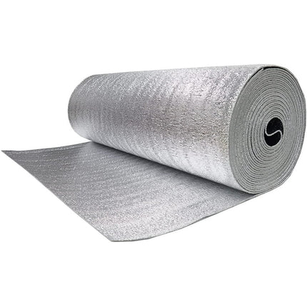 39"W Reflective Foam Insulation Shield Core Radiant Barrier Double Sided Aluminum Layer Thermal Heat Shield