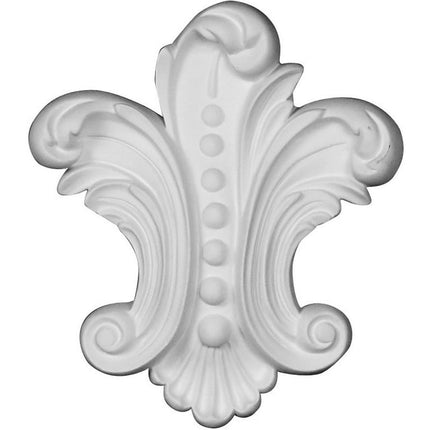 4 5/8"W x 5 3/8"H x 1"P Beaded Onlay