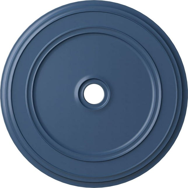 41 1/8"OD x 4"ID x 2 1/8"P Classic Ceiling Medallion (Fits Canopies up to 5 1/2"), Hand-Painted Americana