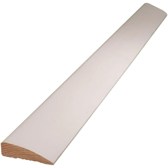 4PACK Alexandria Moulding 11/16 In. W. x 2-1/4 In. H. x 7 Ft. L. White Finger Joint Pine Ranch Casing