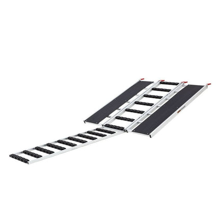 Black Ice SNO-6054-HDXW-EXT-S 5' x 54" Tri-Fold Snowmobile Ramp, Extension, Stud Protectors