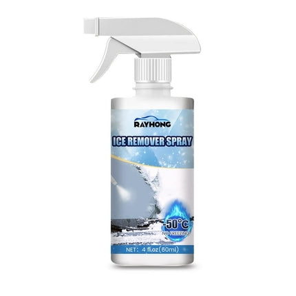 60Ml Snow Melting Agent, Car Glass Snow Melting Agent, De-Icing Agent, Fast Snow Melting and De-Icing, No Need To Wait for A Long Time, Winter Car Windshield De-Icing Agent