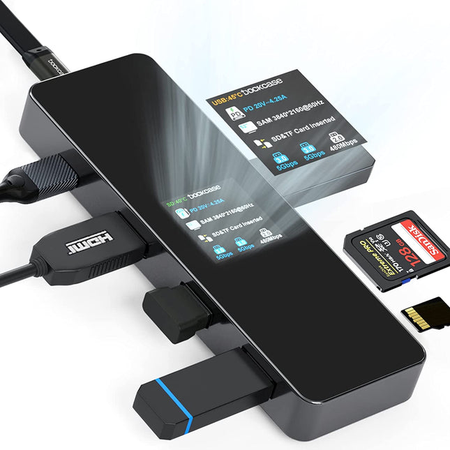 All In One Most Powerful Hub, Power Delivery Station With Card Reader