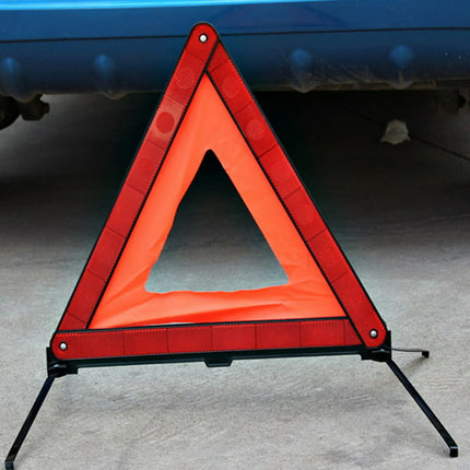 Yous Auto Warning Triangle Reflective Safety Emergency Triangle Foldable Road Red Stable Roadside Hazard Alert Signs for Road Vehicle Car Emergencies