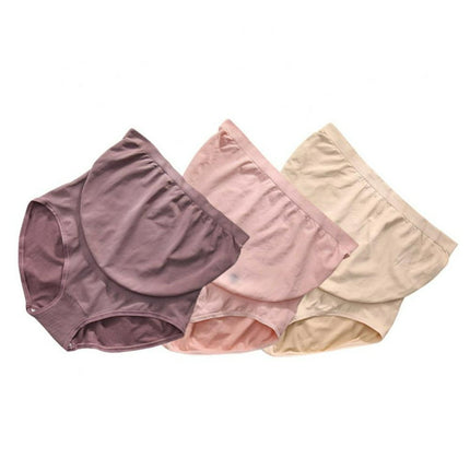 Baywell Women's Over The Bump Maternity Panties Seamless Seamless Support Maternity Panties High Waist Full Coverage Pregnancy Underwear, Multi-Pack, M-2XL