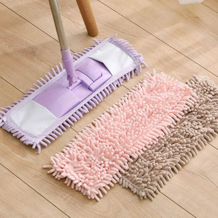 Tebru Flat Mop Pad Replacement Reusable Floor Mop Pads Cloth Flat Replacement Heads For Wet Or Dry Mop