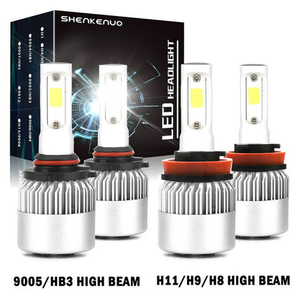 For Ford Expedition 2015 2016 2017 2018 2019 2020 2021 Led Headlight Bulbs 9005 H11 High&Low Beam 4pcs