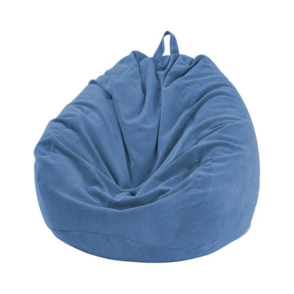 TFFR Corduroy Sofa Cover for Bean Bag Chair, Water Drop Shape Sofa Cover, Nordic Furniture Accessory