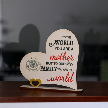 Home Products Discount Yay Mothers' Day Gifts For Mom From Son Daughter,To The World You Are A Mother,But To Our Family You Are The World,Gift For Mom On Mothers' Day,Birthday,Anniversary White