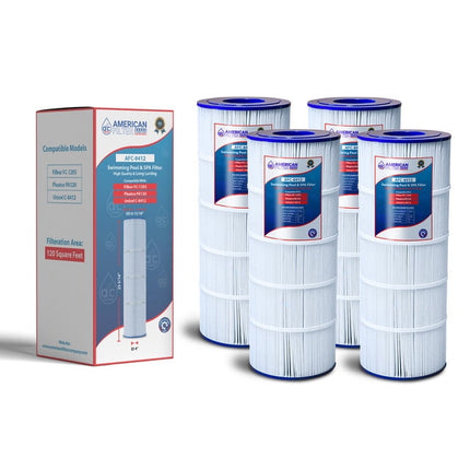AFC™ Brand Model # AFC-8412 , Swimming Pool and Spa Filter , Compatible with APCC7301 - 4 Filters