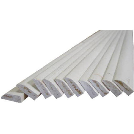 Alexandria Moulding 0W846-93084C1 Ranch Stop Solid Pine Molding- 0.43 x 1.38 in. x 7 ft. - Pack of 6