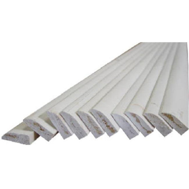 Alexandria Moulding 0W846-93084C1 Ranch Stop Solid Pine Molding- 0.43 x 1.38 in. x 7 ft. - Pack of 6