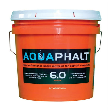 Aquaphalt 6.0 Medium Black Water-Based Asphalt and Concrete Patch 3.5 gal