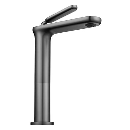 Aquaterior Single Handle Bathroom Vessel Sink Faucet Rv Lavatory Vanity Sink Mixer Tap Grey (CUPC NSF CEC)