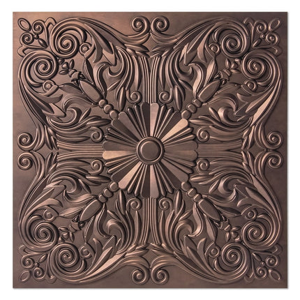 Art3d 12-Piece 24x24 inch PVC Ceiling Tiles Glue up or Lay in Ceiling Tile