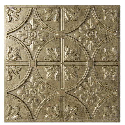 Art3d 12-Piece Drop Ceiling Tiles - 24x24 inch PVC Glue up Ceiling Tiles