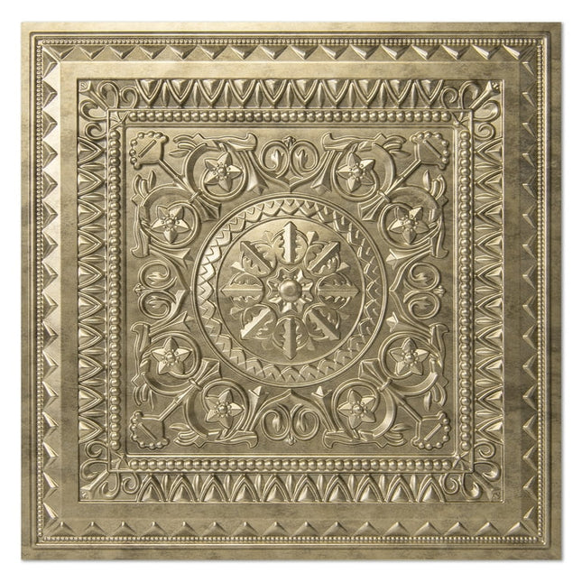 Art3d 12-Piece Drop Ceiling Tiles, Glue up Ceiling Tiles, 24"x24" PVC Ceiling Tiles Covering 48 Sq.ft