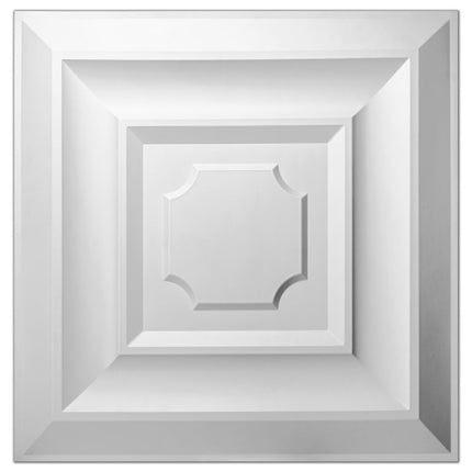 Art3d 24x24 inch PVC Drop Ceiling Tiles Pack of 12-Piece in White