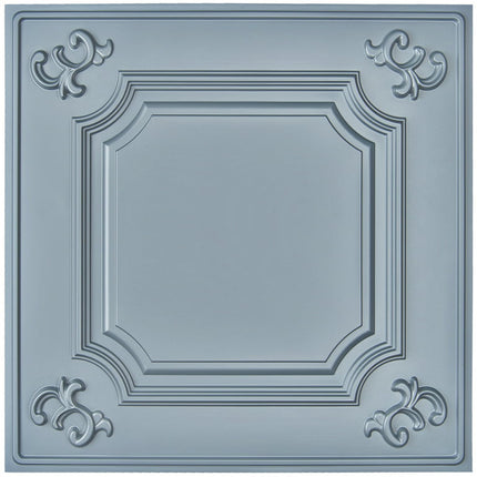Art3d Drop Ceiling Tiles 24x24 in Grey (12-Pack, 48 Sq.ft), Wainscoting Panels Glue Up 2x2