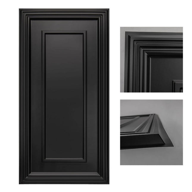 Art3d Drop Ceiling Tiles,PVC Ceiling Tile,2x4 ft. (Pack of 12) Black