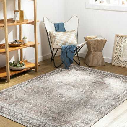 Artistic Weavers Colin Oriental Machine Washable Area Rug, Gray ,5'3" x 7'3"
