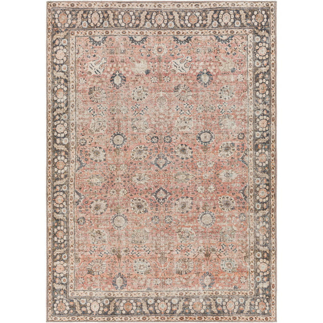 Artistic Weavers Colin Oriental Machine Washable Area Rug, Red ,9'3" x 12'