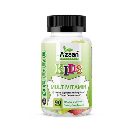 Azaan Kids Multi-Vitamin: Essential Halal Nutrition for Growing Kids - 90 Count