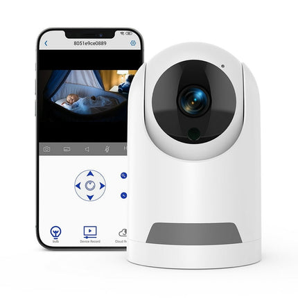 Baby Monitor, 360° Wireless 5G Nanny Cam with Safety Alerts, 4MP HD WiFi Camera for Human & Pet Detection, Home Security Camera with Two-Way Audio, Motion Tracking, IR Night Vision, Sleep Tracking