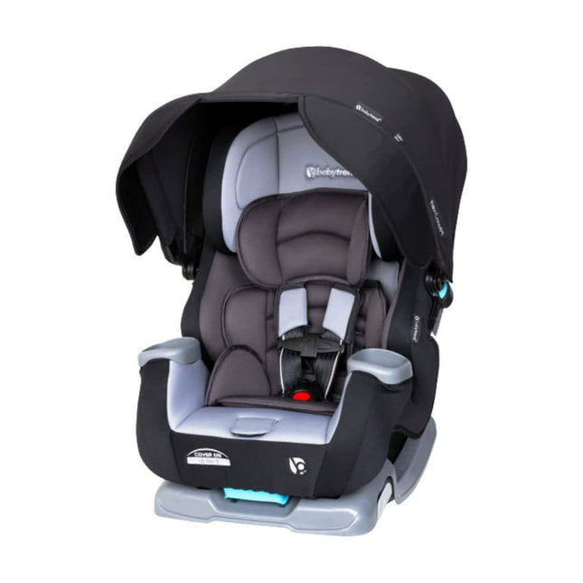 Baby Trend Cover Me 4 in 1 Convertible Car Seat w/Canopy, Scooter Black/Red