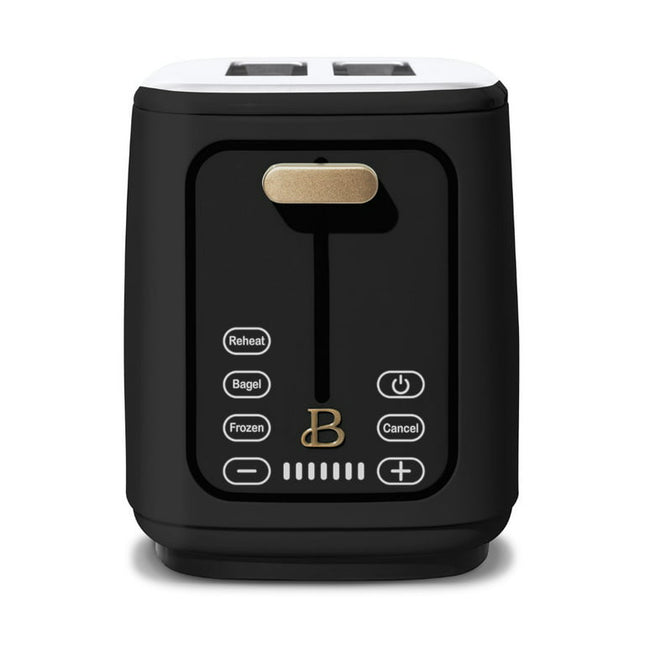 Beautiful 2-Slice Toaster with Touch-Activated Display, Black Sesame by Drew Barrymore