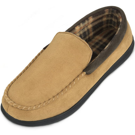 Bergman Kelly USA Mens Memory Foam Loafer Slippers (Prof Collection)