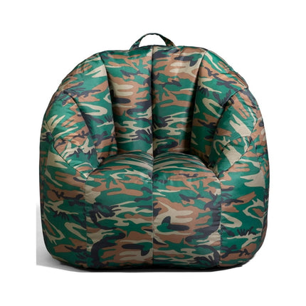 Big Joe Joey Bean Bag Chair, Smartmax, Kids/Teens, 2.5 Feet, Green Woodland Camo