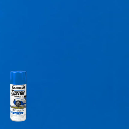Blue, Rust-Oleum Custom Automotive Matte Spray Paint-311485, 11oz