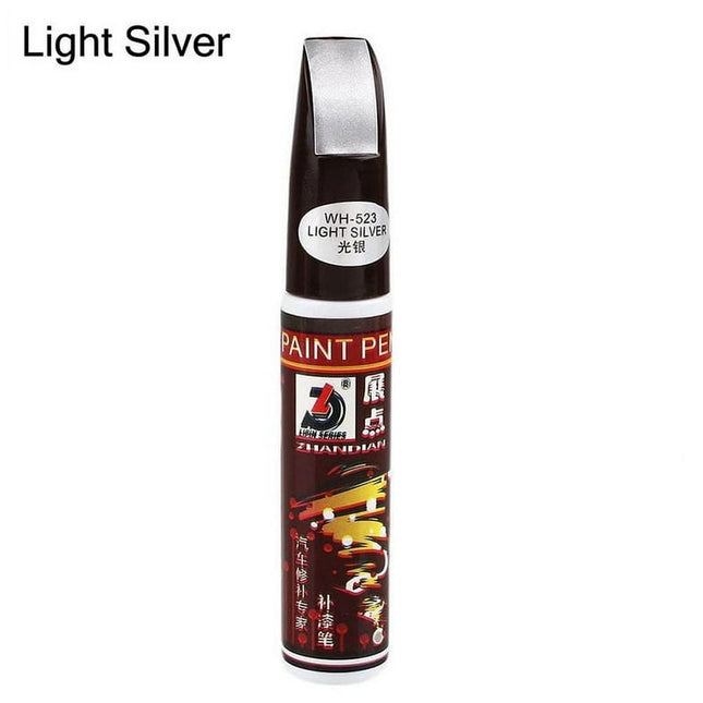 Car Touch-Up Pen Scratch Repair Agent Light Silver Car Auto Paint Pen Coat Scratch Clear Repair Remover Applicator Non-Toxic Durable Tool New