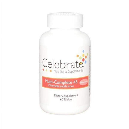 Celebrate Multivitamin Complete with 45mg Iron - Chewable
