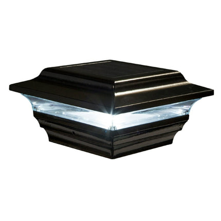 Classy Caps Mfg Inc SL211B 4X4 BLACK ALUMINUM  IMPERIAL SOLAR POST CAP