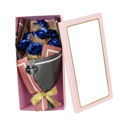 Clearance! Nomeni Fake Flowers Gold Plated Rose Flower Anniversary Girlfriend Romantic Valentine'S Day Gift Gifts For Women