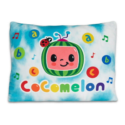 CoComelon Squishy Toddler Pillow, Tie-Dye  Print Blue, 15"x12"