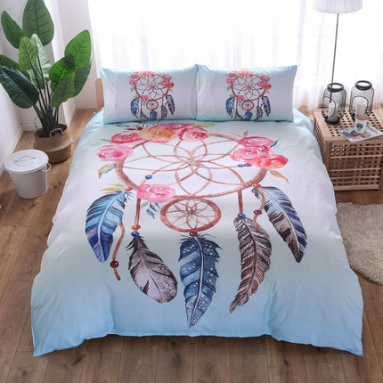 Colisha Lightweight 3pcs Bedding Set Zipper Bedspread Quilt Duvet Cover Coverlet Set With 2 Pillowcase Small Freshness King 260*230 (three -piece Set)