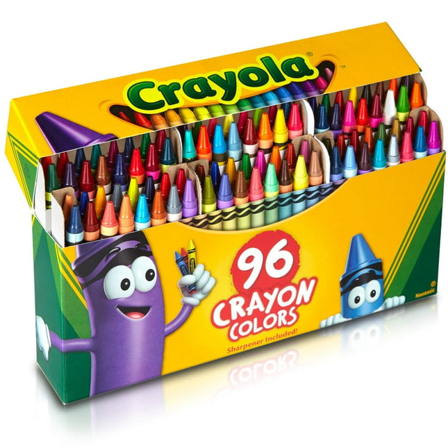 Crayola Crayon Set, 96-Colors, Stocking Stuffers for Kids, Holiday Gifts