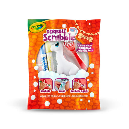 Crayola Scribble Scrubbie Dino Expansion, 1 Ct Animal Toy, Gifts for Boys & Girls, Beginner Child