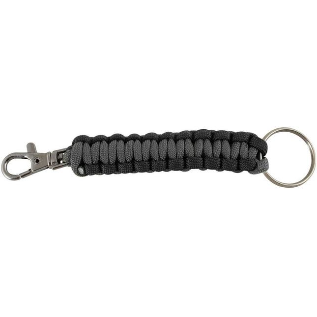 Custom Accessories Black-Gray Paracord Survival Key Chain