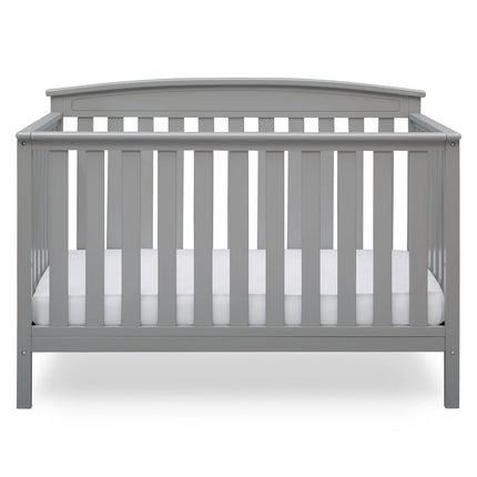 Delta Children Gateway 4-in-1 Convertible Baby Crib, Grey