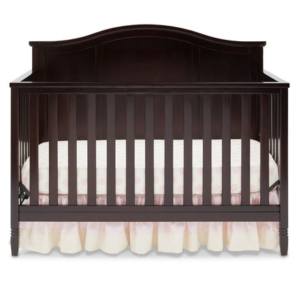 Delta Children Madrid 5-in-1 Convertible Baby Crib, Dark Chocolate