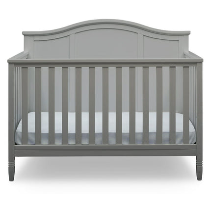 Delta Children Madrid 5-in-1 Convertible Baby Crib, Grey